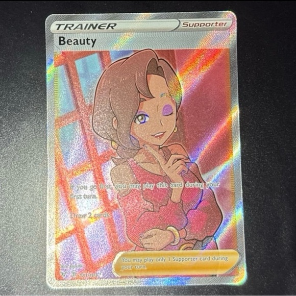 Beauty Trainer 181/185 SWSH04: Vivid Voltage set full art HoloFoil artwork rare - Picture 3 of 5